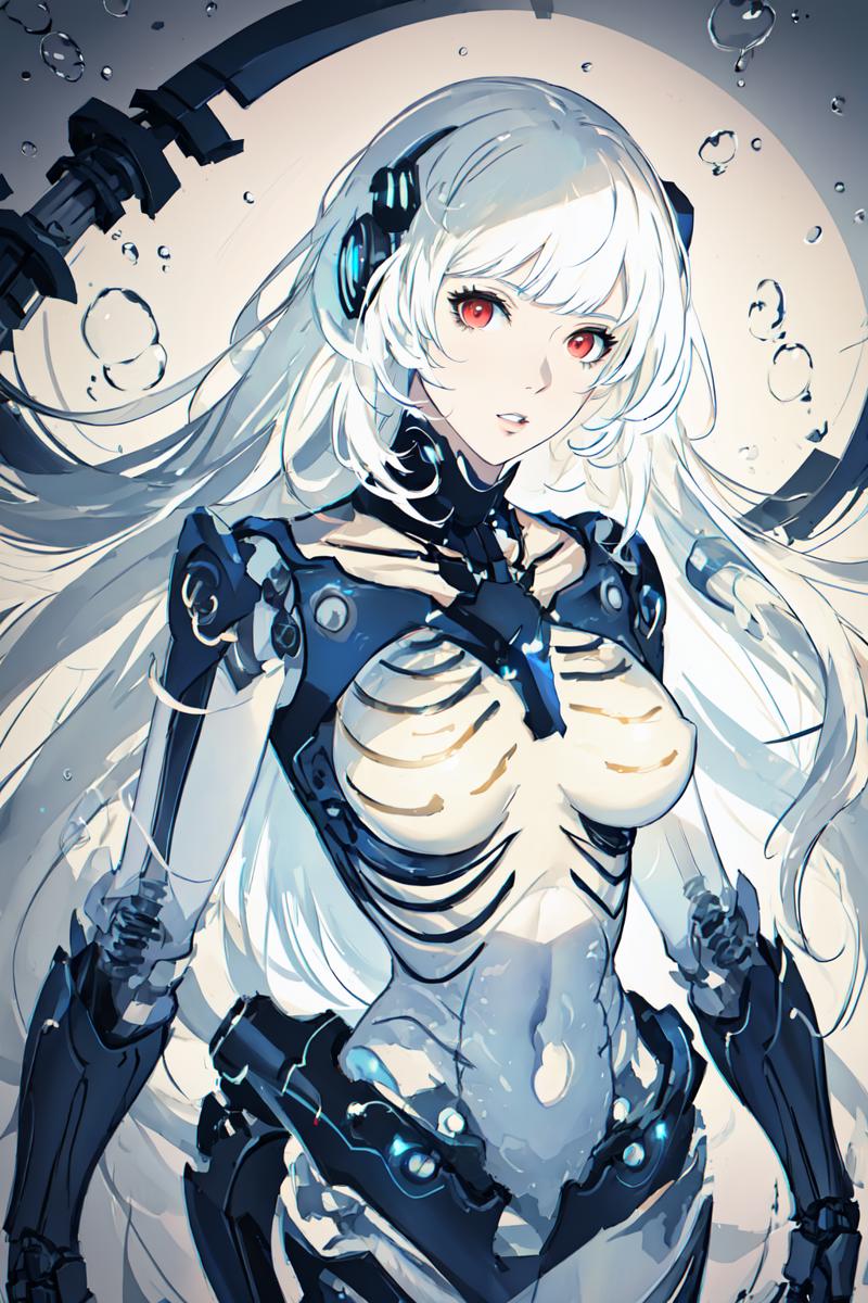 00001-1254642910-1mechanical_girl wearing intricate bioluminescent mechanical cyborg armor made out of (white beige old plastic) , ((ultra realis.png